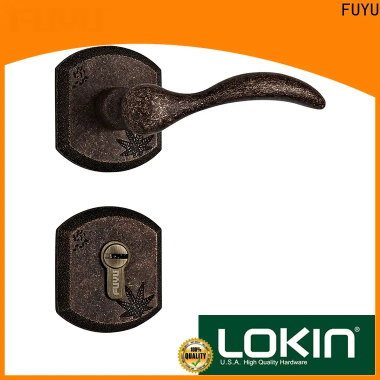 FUYU high security brass door locks and handles meet your demands for mall 1