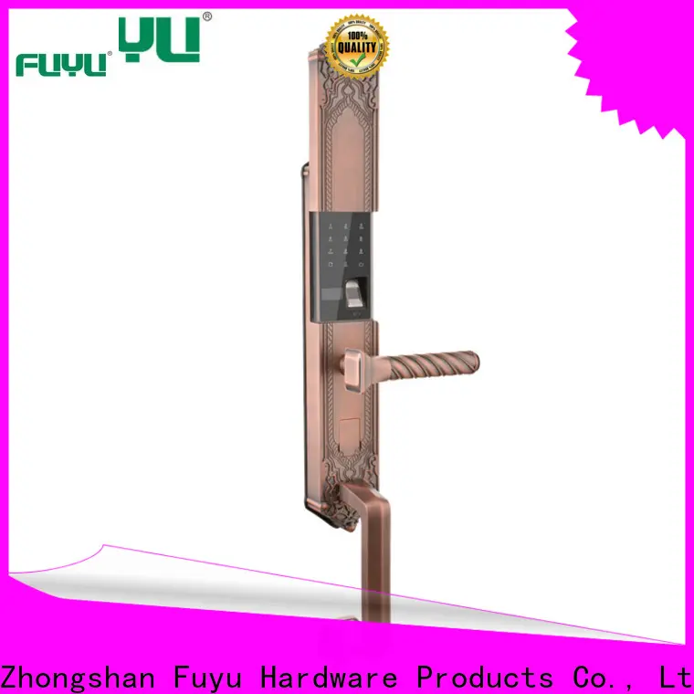 durable biometric lock with international standard for wooden door 1
