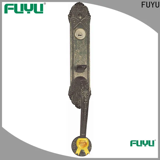 FUYU key custom zinc alloy door lock meet your demands for shop 1
