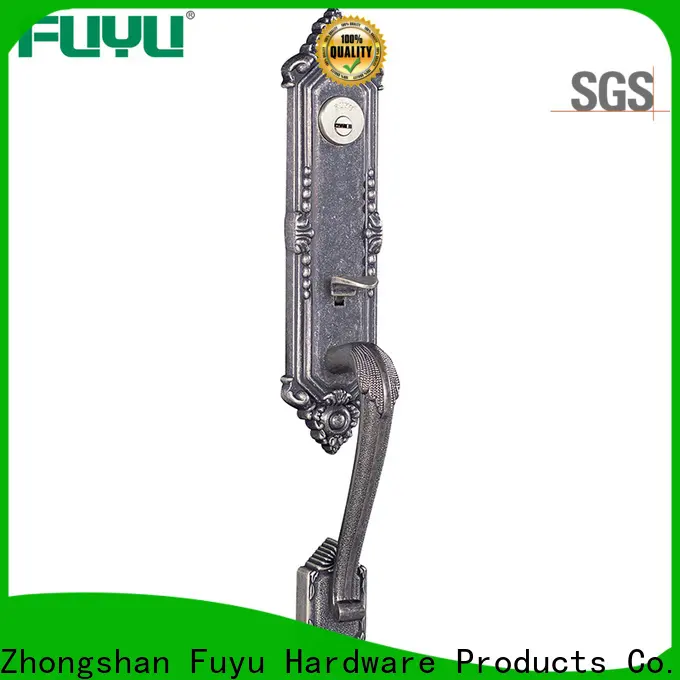 FUYU oem customized zinc alloy door lock with latch for mall 1