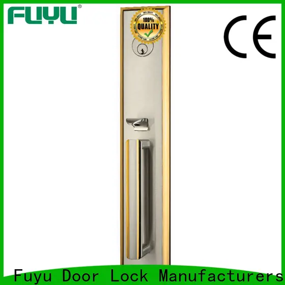 FUYU big zinc alloy door lock for timber door with latch for entry door 1