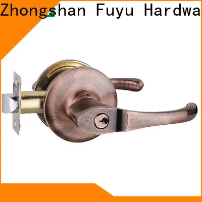FUYU products bathroom door lock key with latch for indoor 1