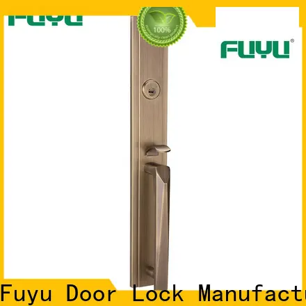 FUYU china american style zinc alloy door lock with latch for mall 1