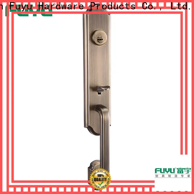 FUYU handle bathroom door handle with lock manufacturers for entry door 1