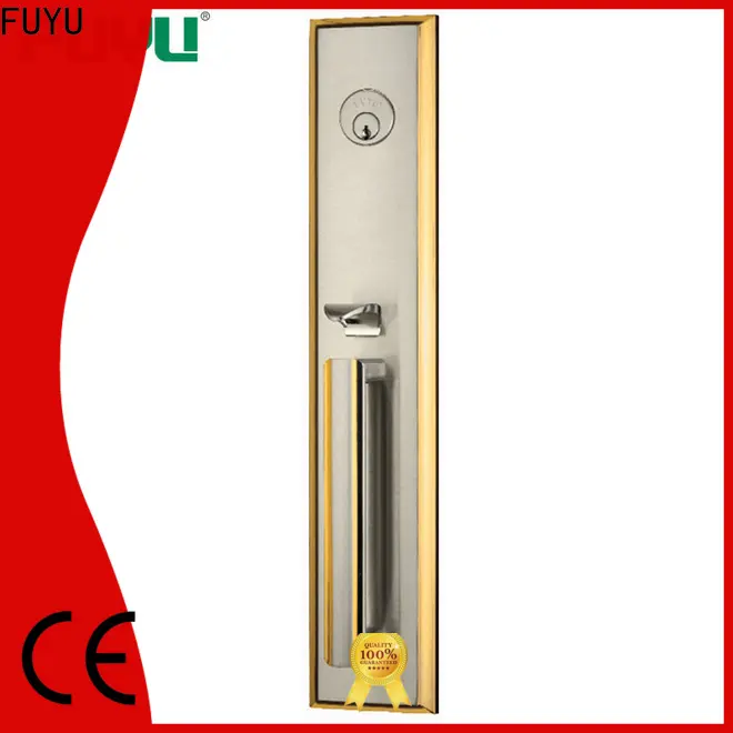 FUYU iron home depot entry locks with latch for entry door 1