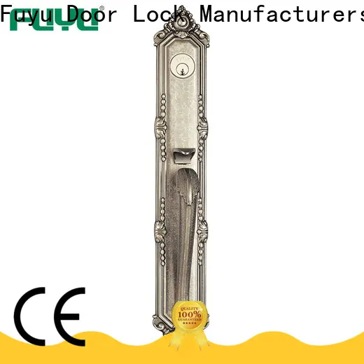 FUYU profile locking double doors for business for entry door 1