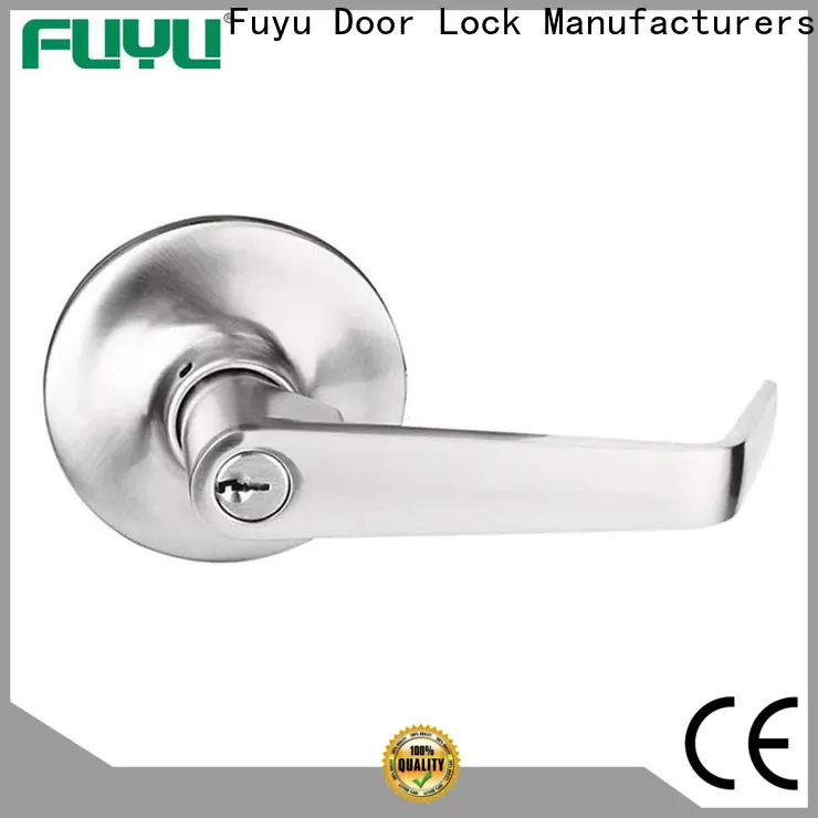 FUYU latest bathroom door handle with lock company for entry door 1