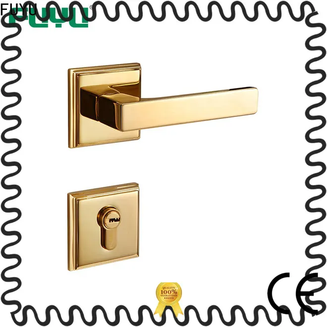 FUYU lock store front door locks with latch for wooden door 1