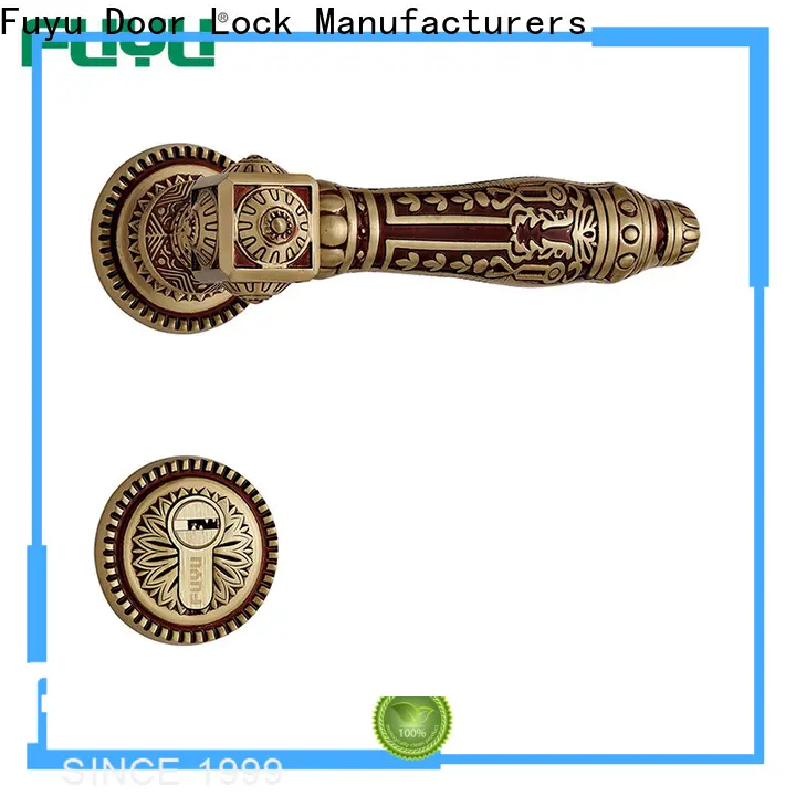 FUYU fuyu commercial double door locks supply for shop 1