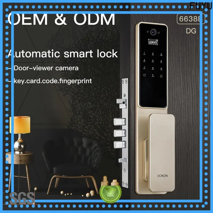 FUYU fingerprint entry lock in china for wooden door 1