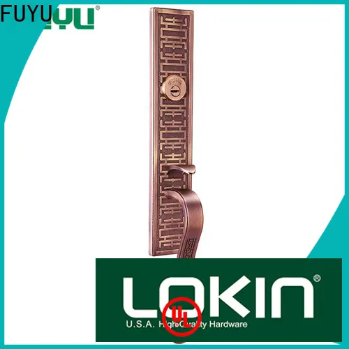 fuyu commercial grade locks wood factory for entry door 1