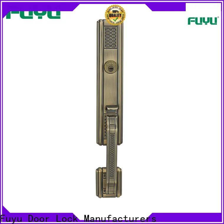 FUYU panel double door slide lock suppliers for entry door 1