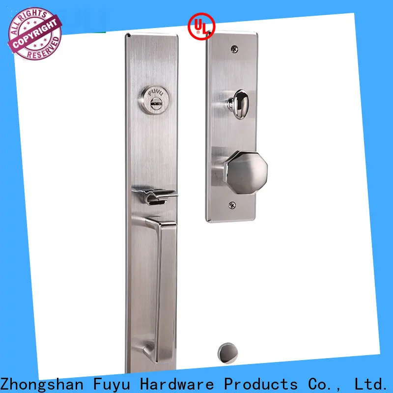 latest stainless steel lock handleset in china for residential 1