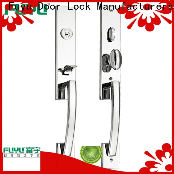 FUYU durable chrome door lock in china for shop 1