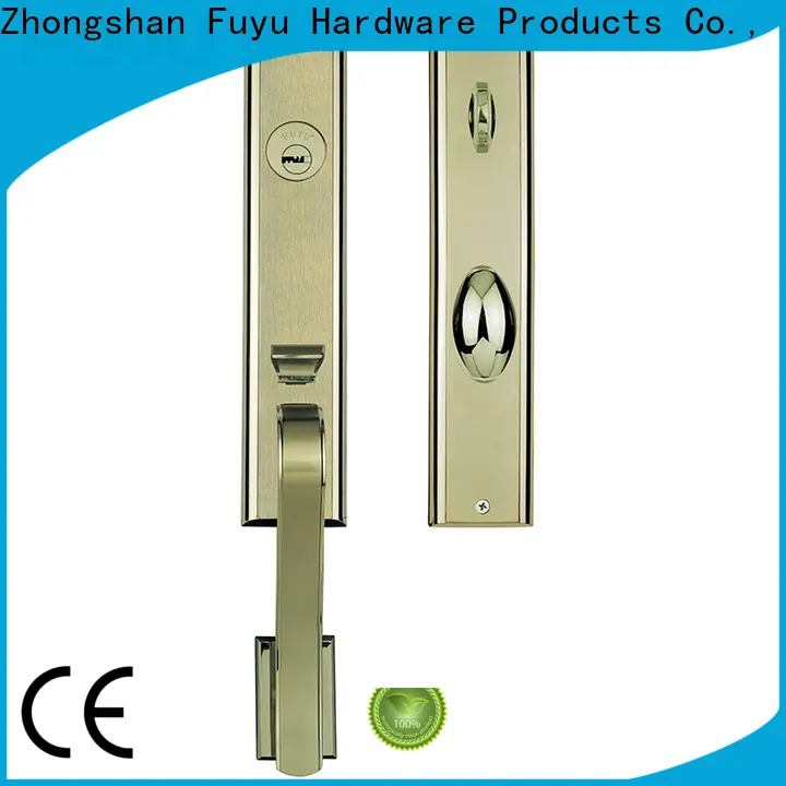 FUYU custom zinc alloy door lock wholesale with latch for shop 1