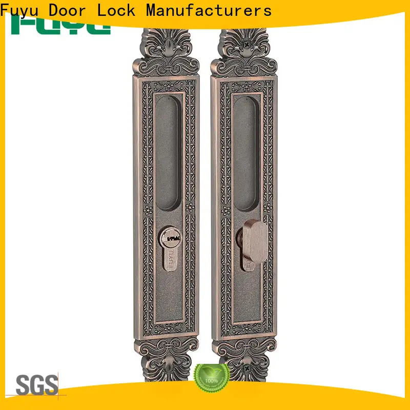 FUYU color custom zinc alloy door lock manufacturers for mall 1