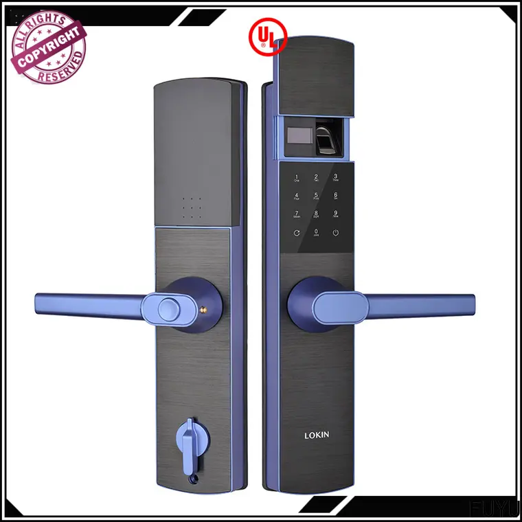 FUYU high security finger print door locks suppliers for entry door 1