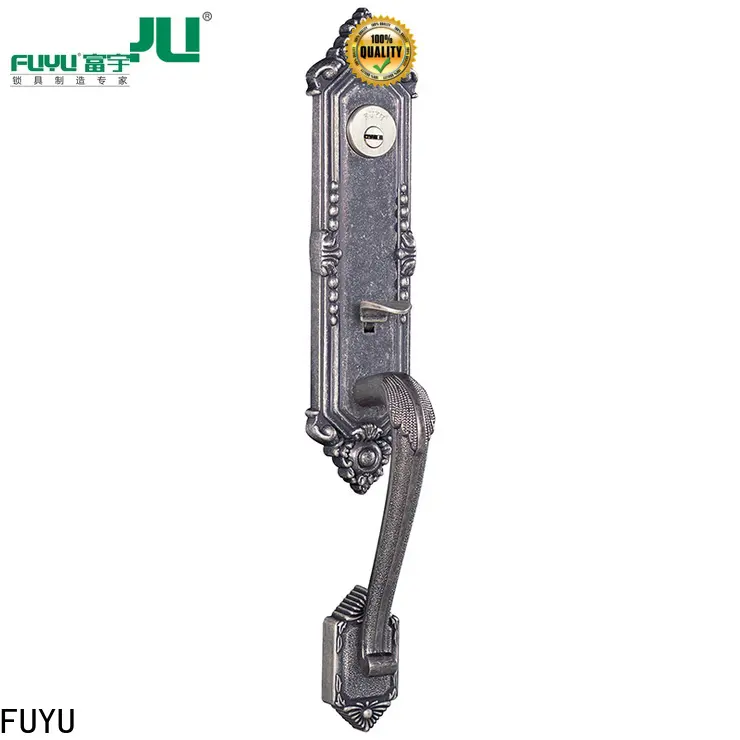 FUYU top door locks for double doors with latch for entry door 1