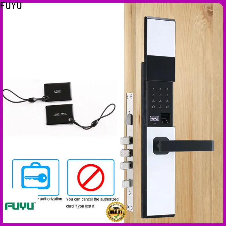 FUYU china rf card door lock factory for entry door 1