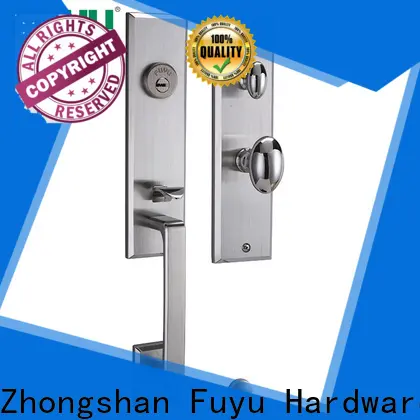 FUYU double french doors lock in china for wooden door 1