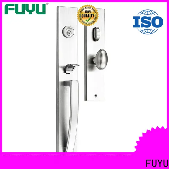 FUYU double french door lock set manufacturers for wooden door 1