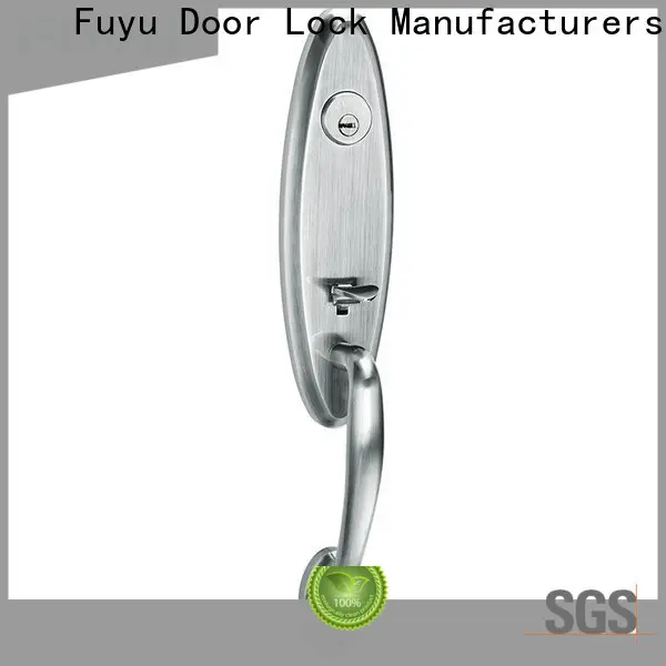 top sliding door smart lock grip with latch for entry door 1