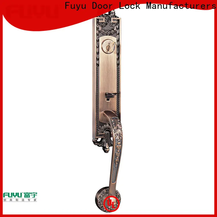 FUYU oem biometric exterior door lock in china for wooden door 1