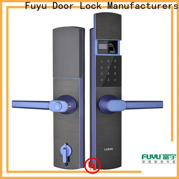FUYU high security hotel room safety lock with latch for wooden door 1