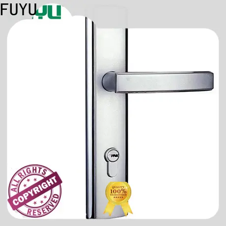 FUYU turn zinc alloy entry door lock with latch for mall 1