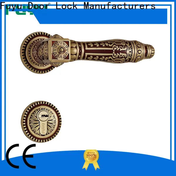 FUYU fuyu brass entry door locksets manufacturers for mall 1