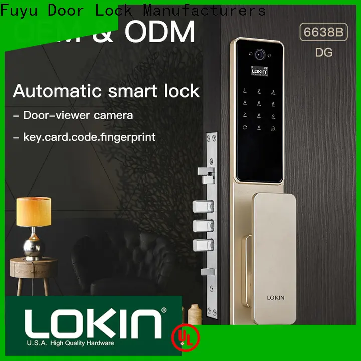 FUYU top hotel key card system with latch for wooden door 1