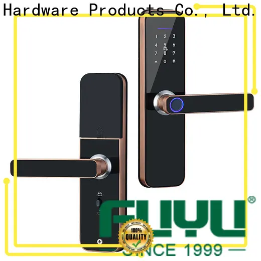 FUYU hotel electronic door lock system with latch for wooden door 1