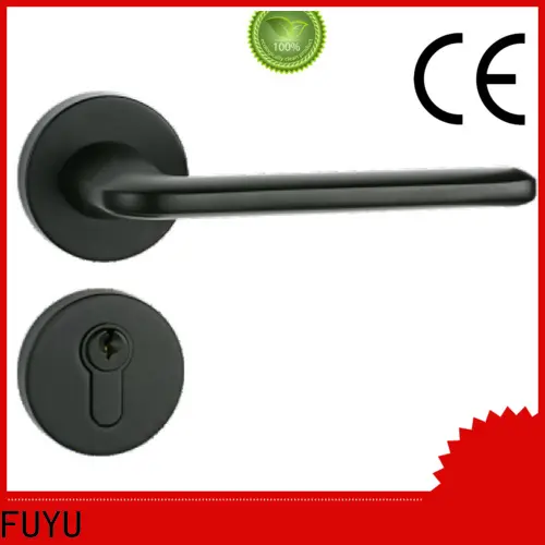 durable lever on rose door handle in china for entry door 1