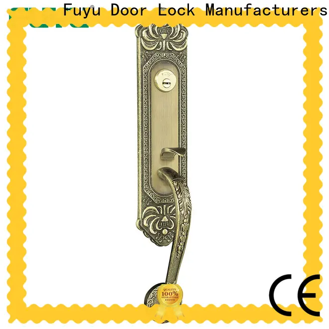 FUYU solid door locks for double doors supply for entry door 1