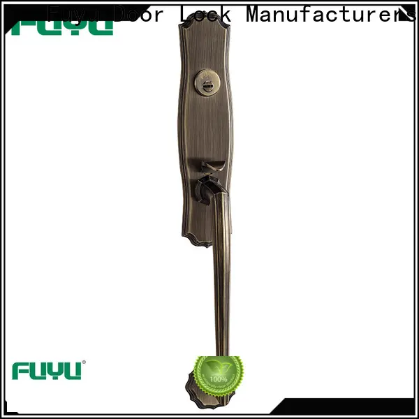 FUYU long zinc alloy door lock for wooden door with latch for indoor 1