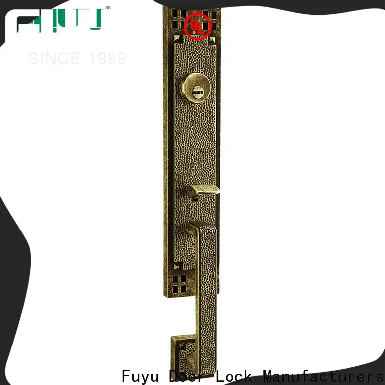 FUYU double door entry locksets manufacturers for mall 1