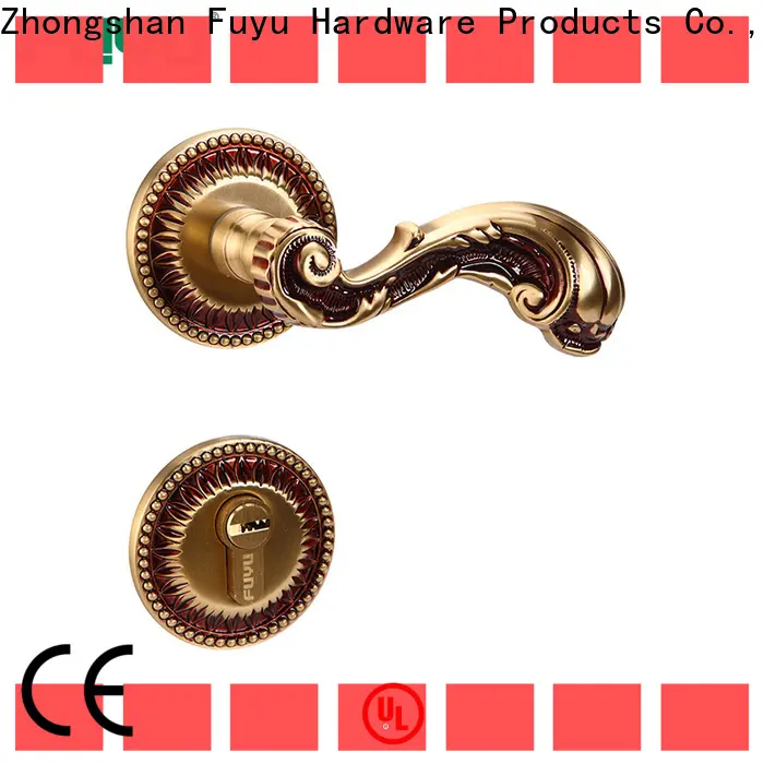 FUYU lock handle best door lock set with latch for mall 1
