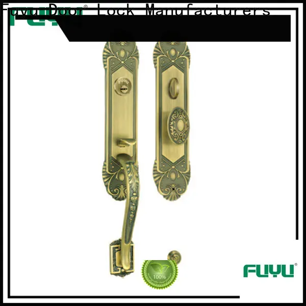 FUYU lock classical wholesale brass door lock with latch for mall 1