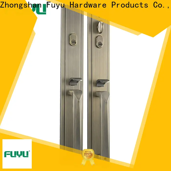 durable custom zinc alloy door lock front in china for shop 1