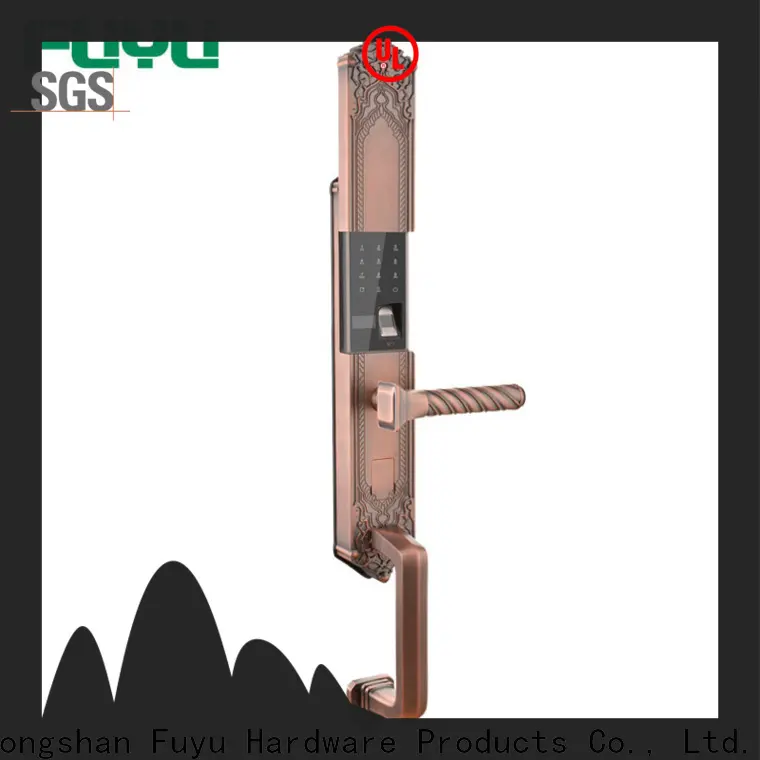 FUYU lock hotel door locks with card with latch for entry door 1