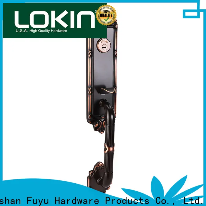 FUYU lock zinc smart key door lock sets with latch for wooden door 1