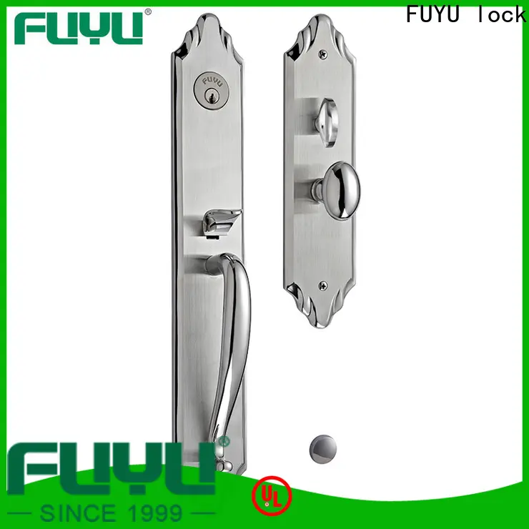 FUYU lock french door handles with locks manufacturers for residential 1