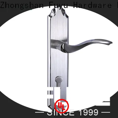 FUYU lock cylinder stainless steel handle door locks in china for wooden door 1