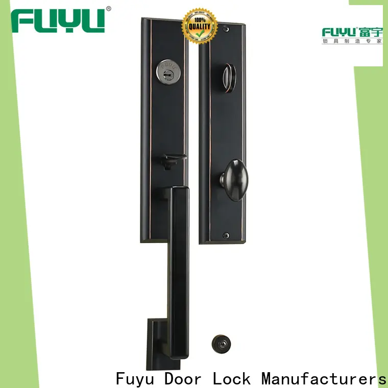 FUYU lock profile customized zinc alloy door lock company for shop 1
