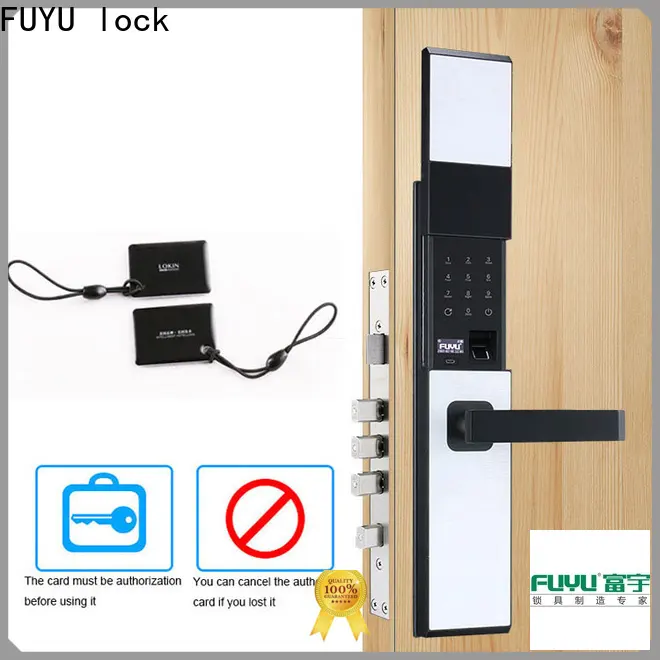 FUYU lock best key card door lock for hotels company for wooden door 1
