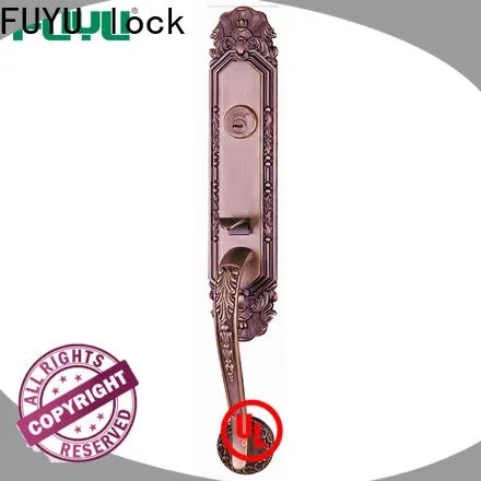FUYU lock New bathroom door handle with lock supply for shop 1