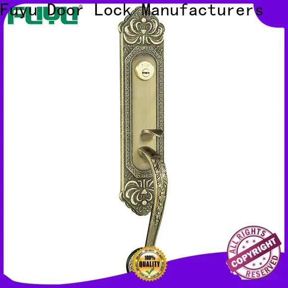 FUYU lock best zinc alloy door lock for timber door supply for mall 1