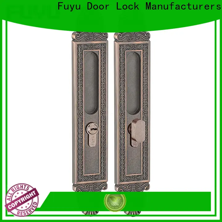 FUYU lock LOKIN double door slide lock suppliers for mall 1