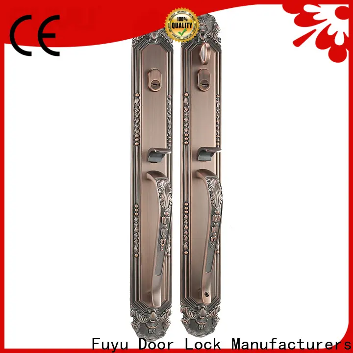 FUYU lock high-quality bathroom door handle with lock with latch for entry door 1