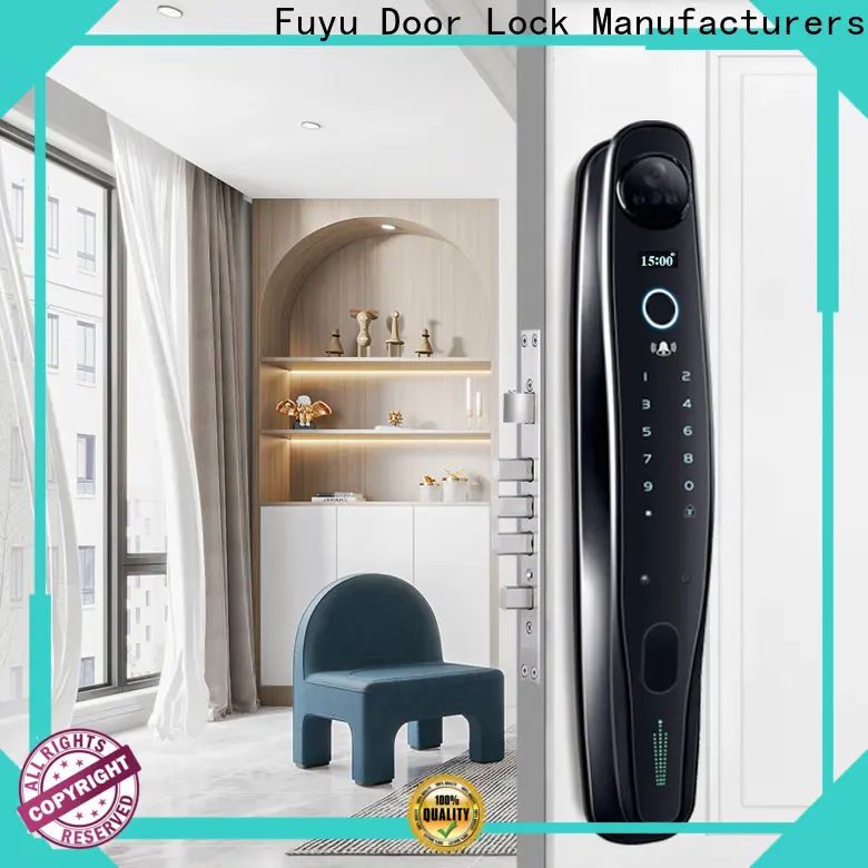 top smart door lock apartment with latch for building 1